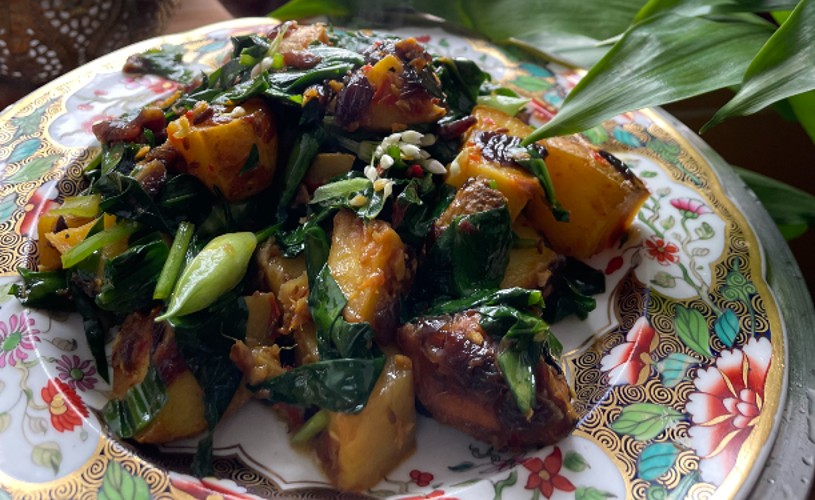 Potatoes and wild garlic by Simi's Kitchen